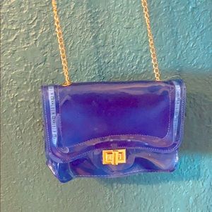 Small blue purse